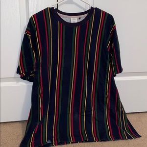 Stripped short sleeve shirt